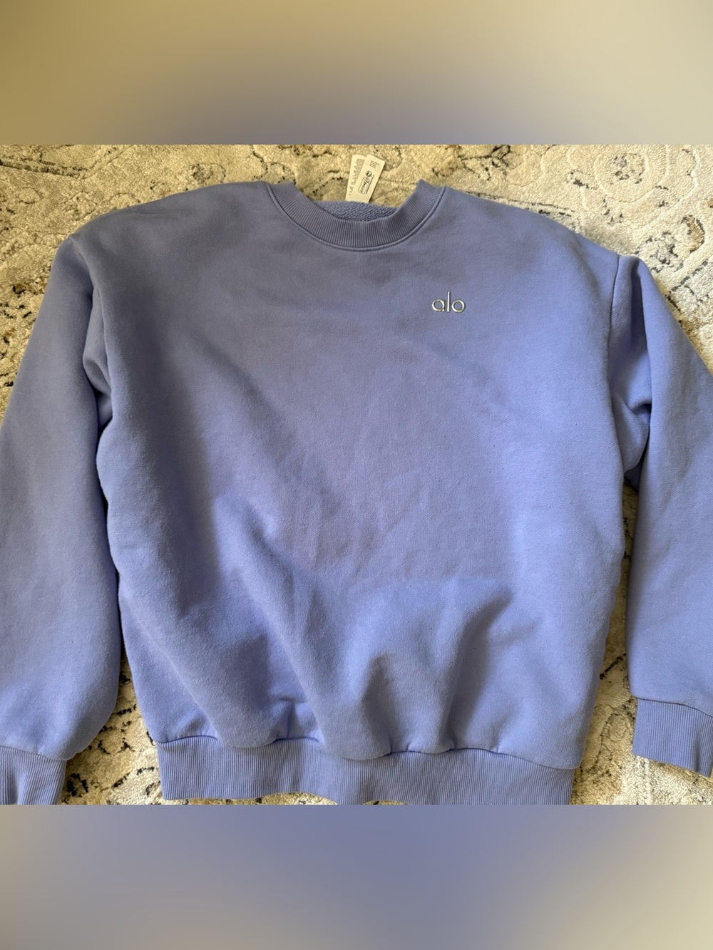 ALO Yoga WOMENS Lavender Crewneck Sweatshirt
